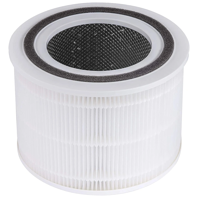 

Сменный фильтр для очистителя воздуха LEVOIT Core 300, настоящий HEPA-фильтр, высокоэффективный сердечник фильтра с активированным углем 300