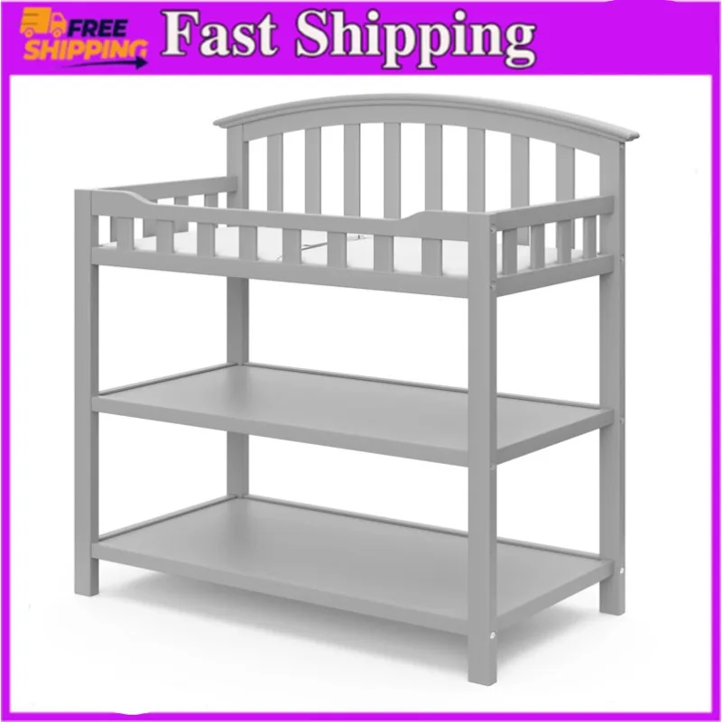 

Changing Table with Changing Pad Pebble Gray