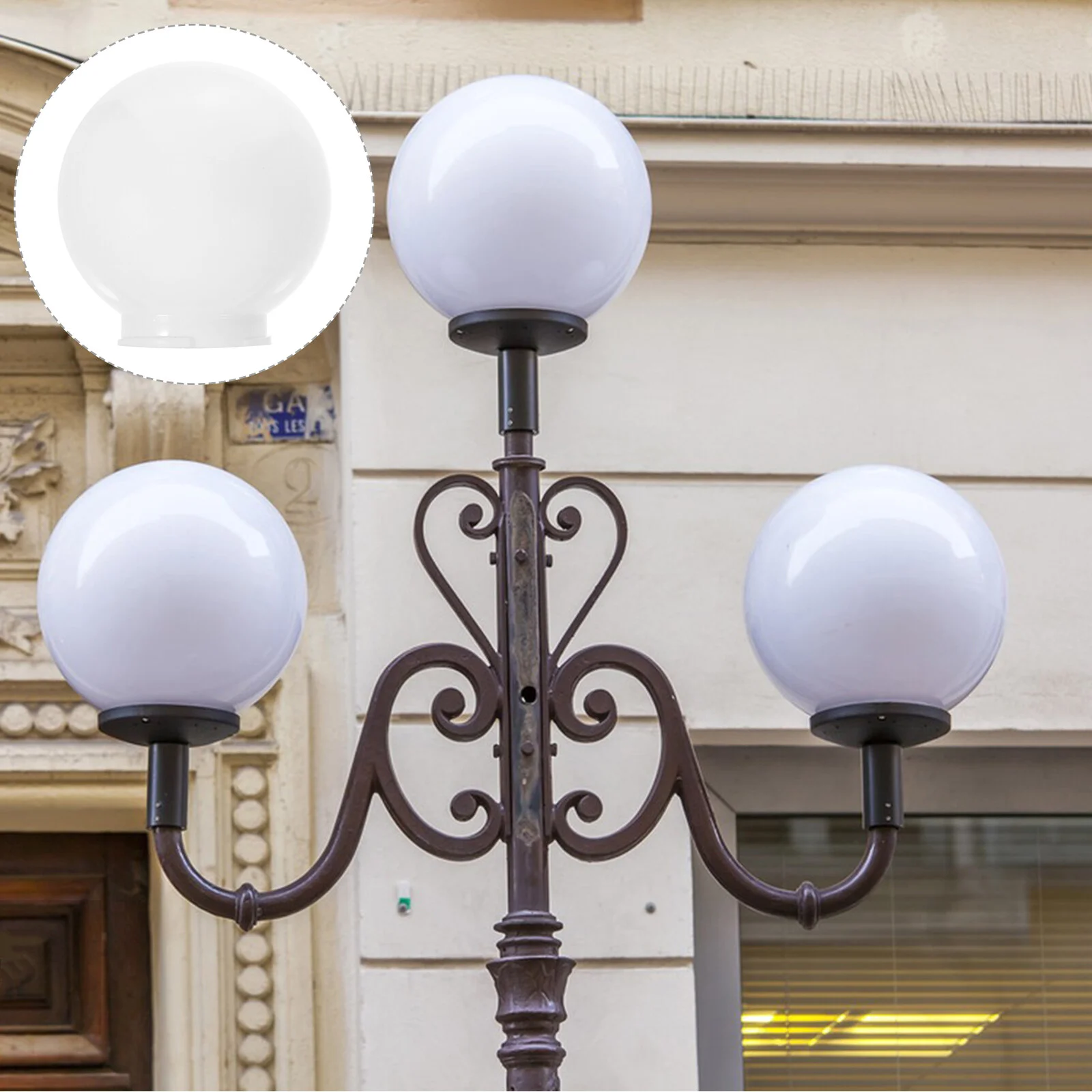 

Floor Bollard Lights Outdoor Cover Ball Lampshade Stigma Household Indoor Acrylic Globe Replacement Home Stand