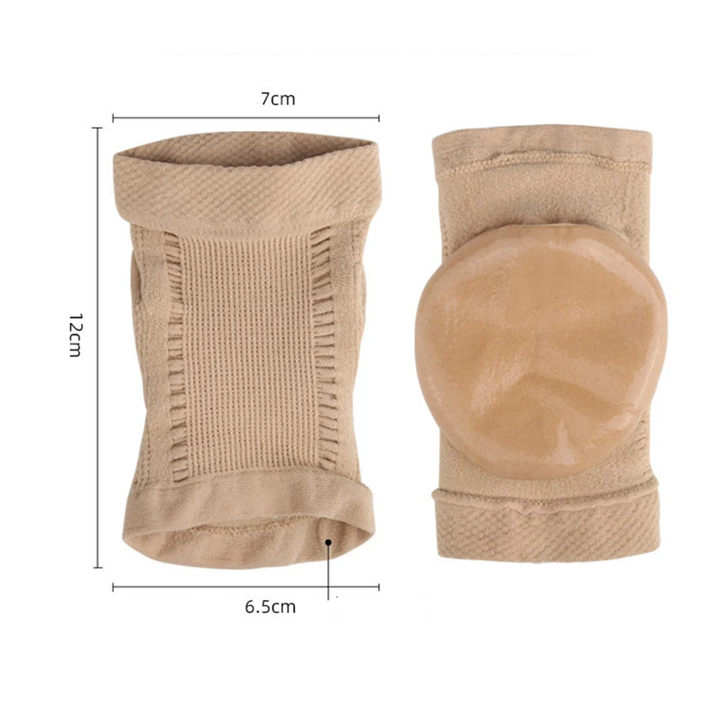 Gel Silicone Heel Protector Sleeve Heel Pads Heel Cups Plantar Fasciitis Support Feet Care Skin Repair Cushion Half-yard Socks