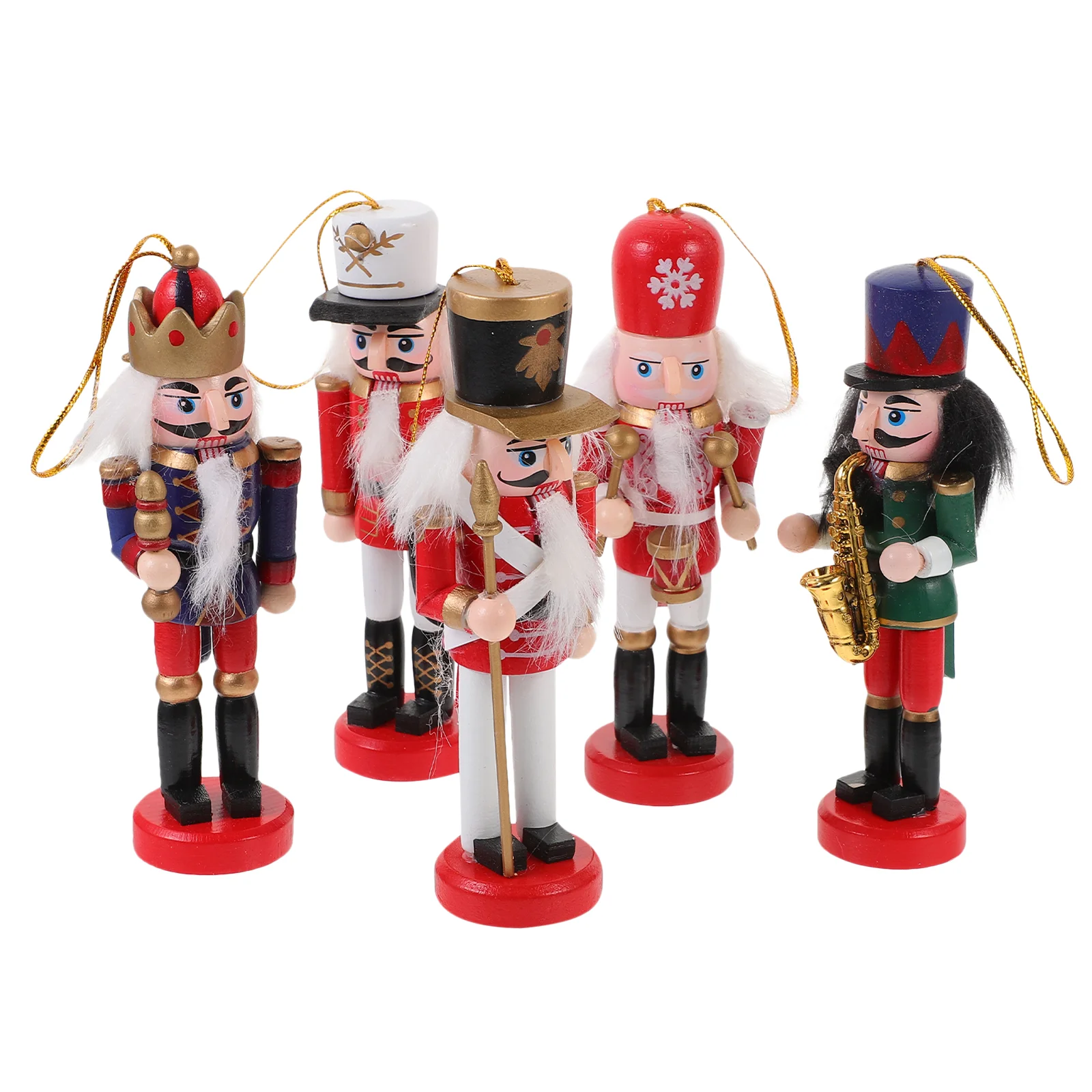 

Festival Nutcracker Decoration Wooden Nutcracker Festival Nutcracker Tabletop Christmas Decoration