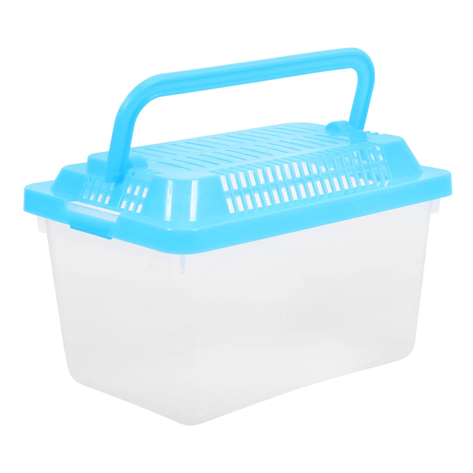 Turtle Plastic Fish Tank Portable Aquarium Hamster Handheld Climbing Pet Feeding Container Travel