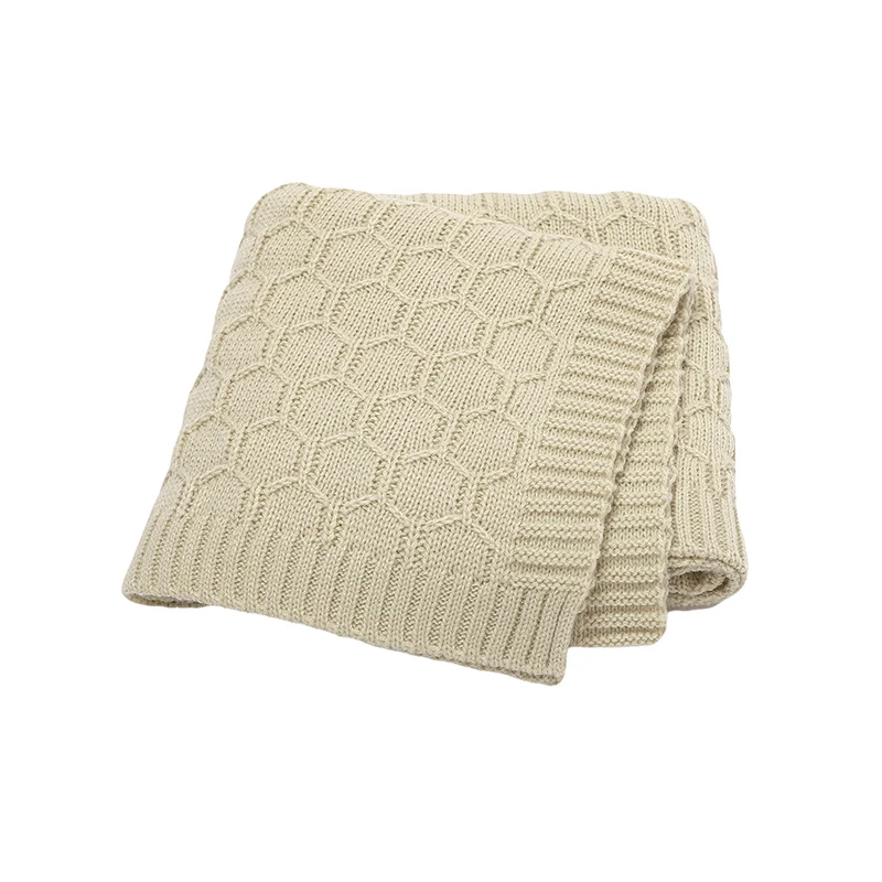 

Baby Swaddle Blankets Super Soft Newborn Netural Solid Color Stroller Bassinet Bedding Accessories 90*70cm Infant Boys Girls Mat