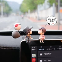 car interior decoration ornaments car dashboard accessories creative cartoon anime couples girls gifts wholesale