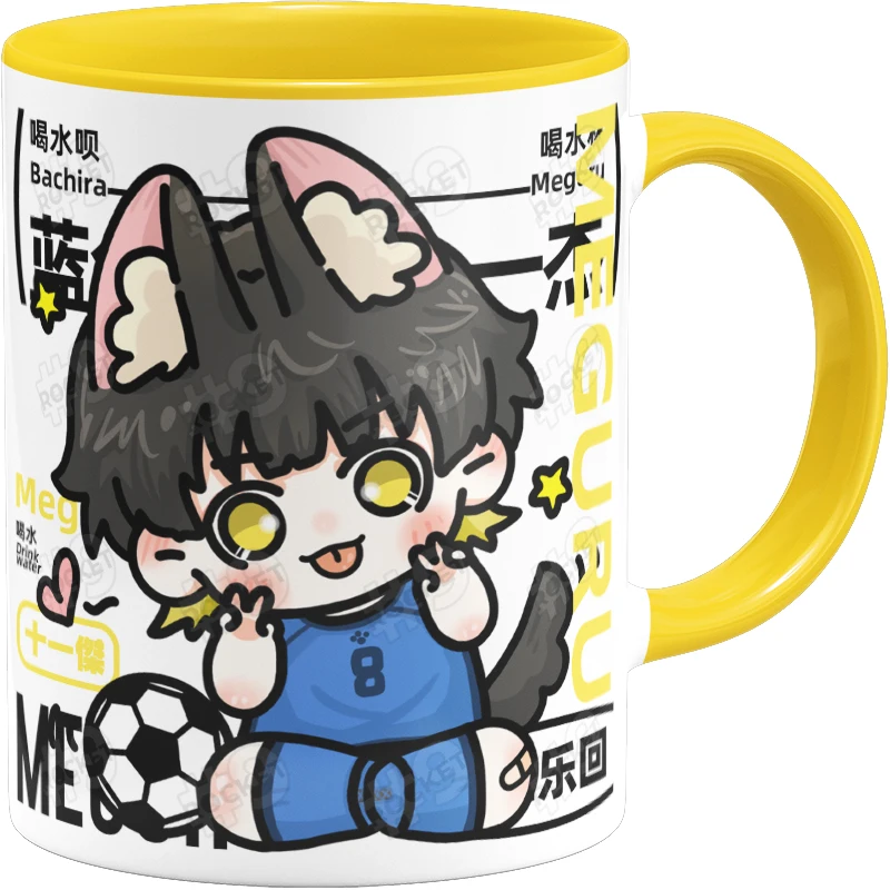 BLUELOCK бахира мегуру Mikage Reo Nagi Seishiro Chigiri Hyoma кружки кофе молоко керамический подарок