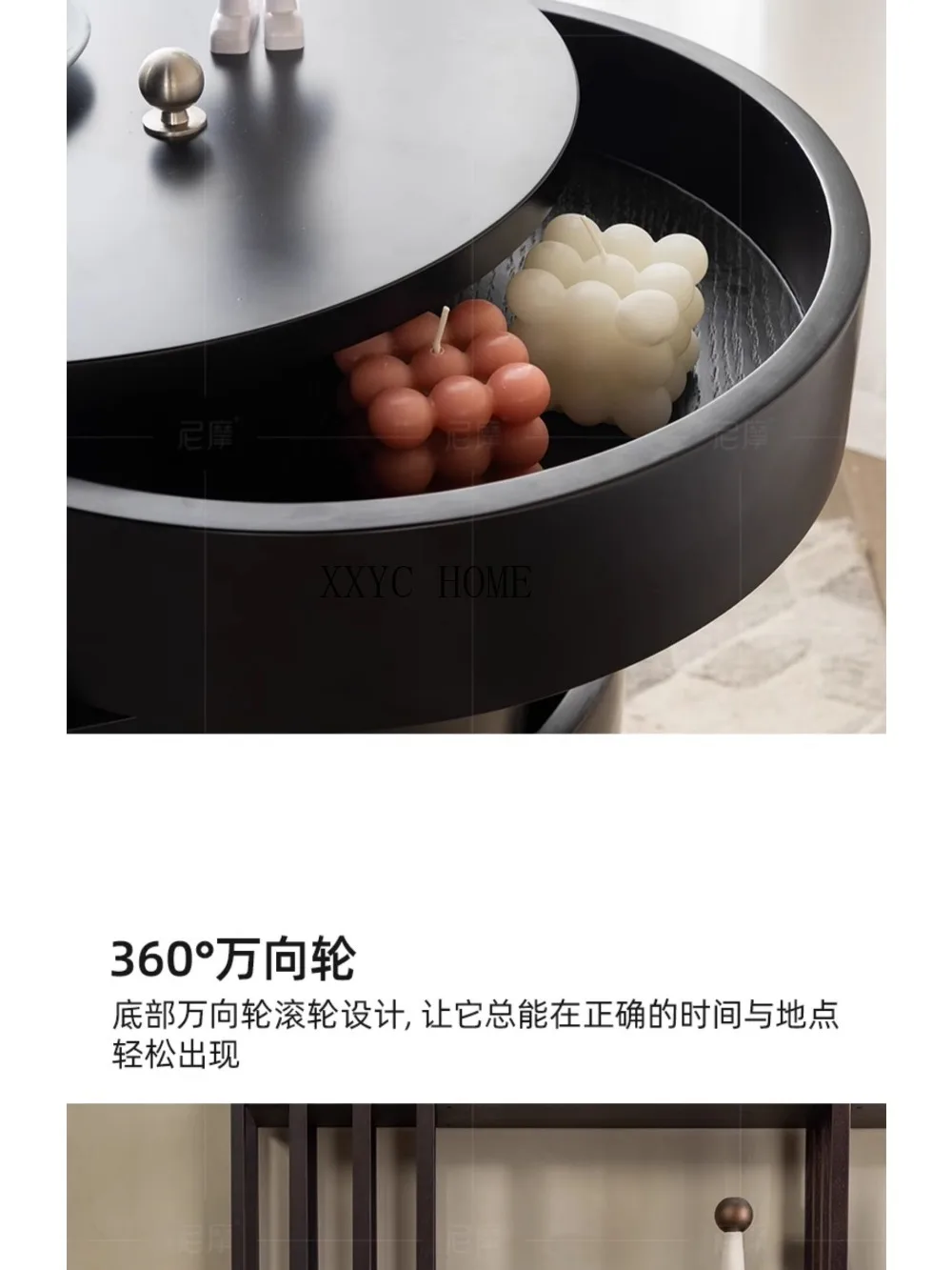 Шкаф-сервант боковой столик шкаф для хранения вращающийся шкафчик кабинета и