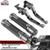 motorcycle cnc adjustable brake clutch levers handlebar handle grips for suzuki hayabusa 1999 2007 2006 2005 2004 2003 2002 2001