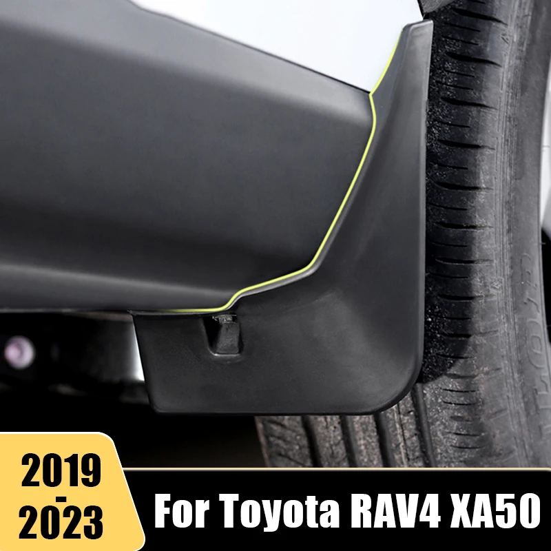 Toyota RAV4 XA50 için 2019 2020 2021 2022 2023 RAV 4 araba ön arka çamur flepler muhafızları çamurluk dayanıklı çamurluklar koruyucu Accessori