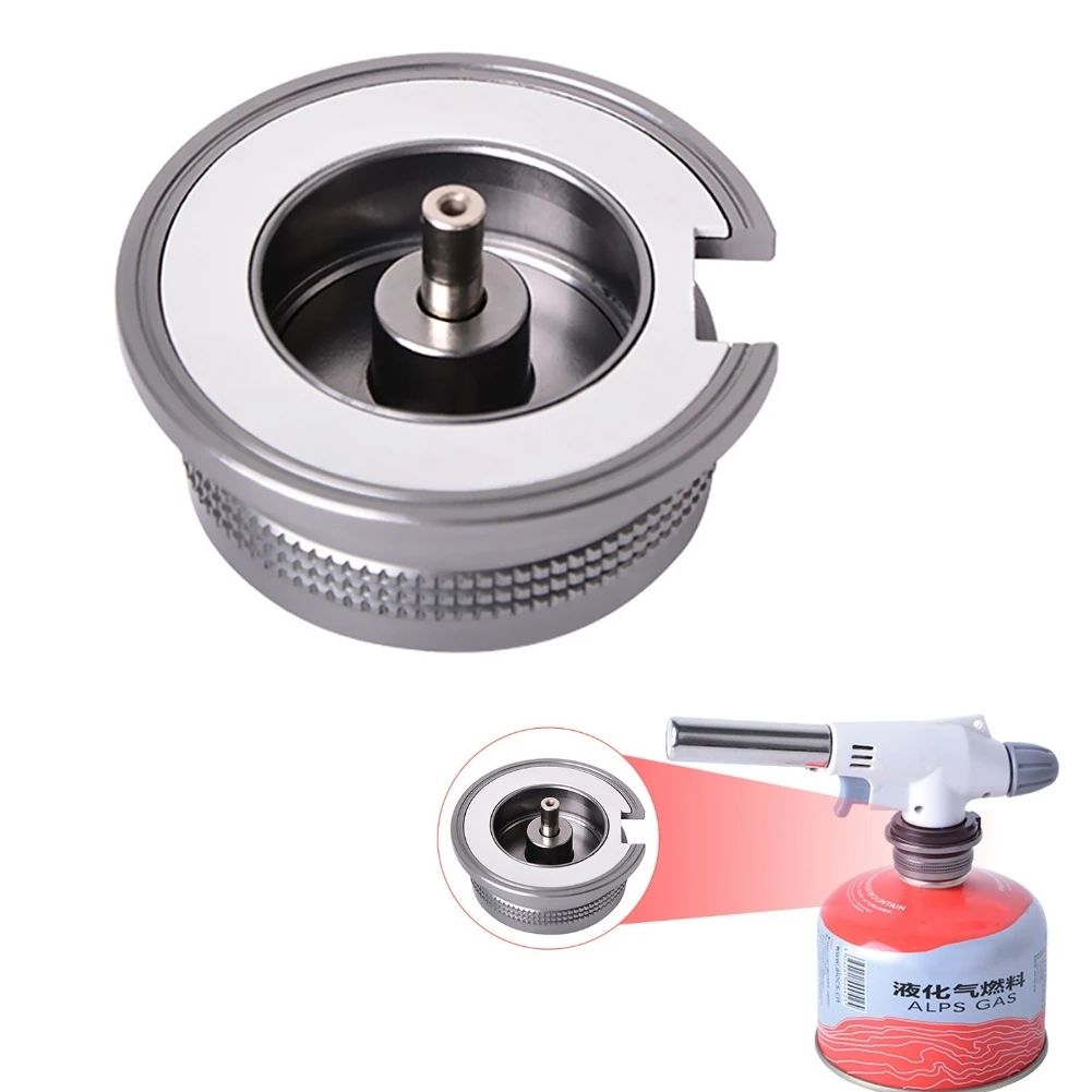 

Outdoor Camping Gas Cartridge Adapter Aluminum Set Split Type Stove Gas Torch for Family Outdoor Camping Accessories