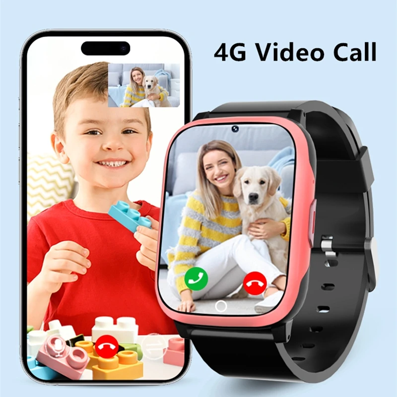 Новинка 2024 Детские умные часы 4G с GPS Sim-картой высококачественный видеозвонок