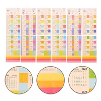 12 sets of calendar index stickers monthly index tabs classification label stickers