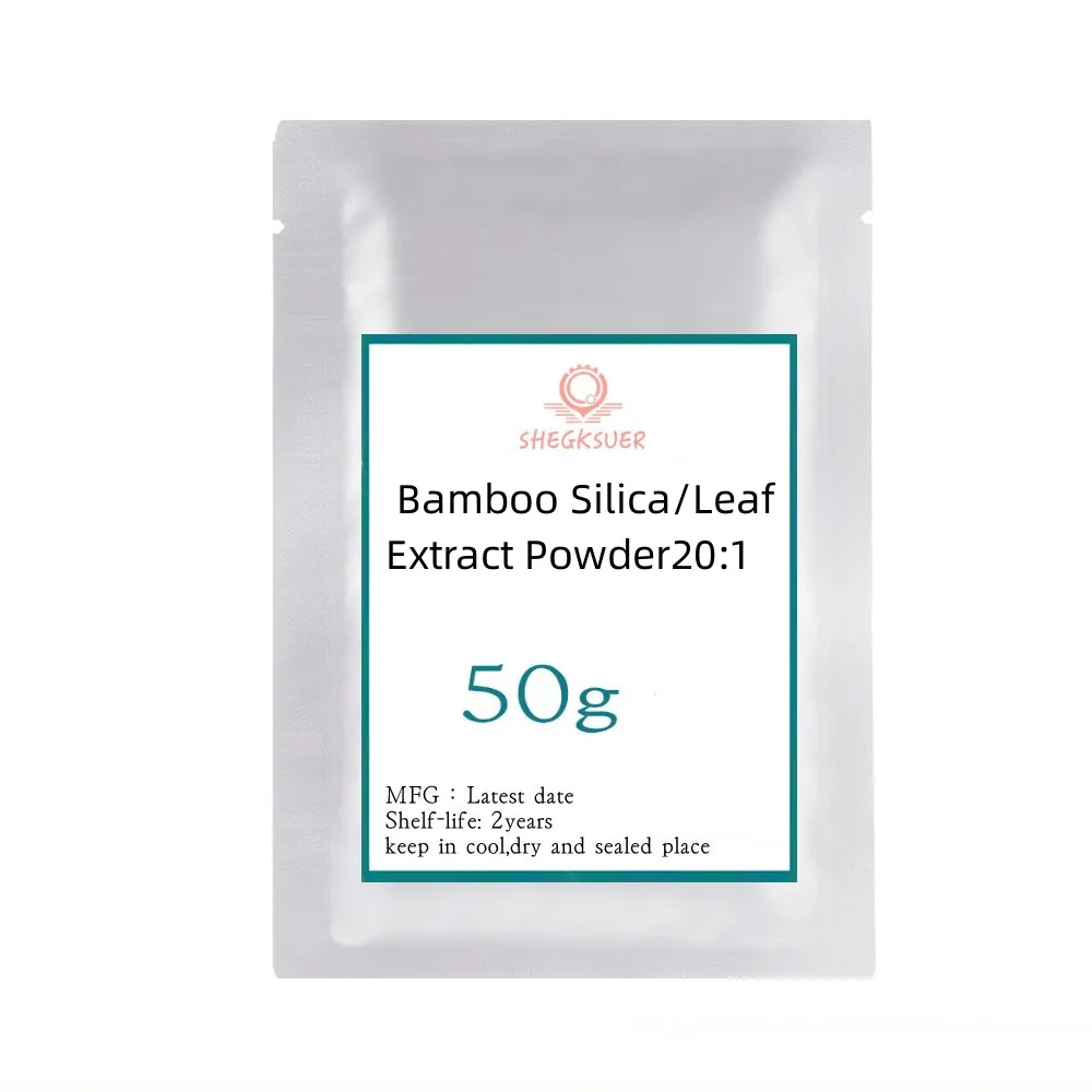 

Organic Bamboo Silica/Leaf Extract Powder 20:1,Strongly Support Healthy Skin,Nail,Hair,Joints and Bones with Minerals and Silica