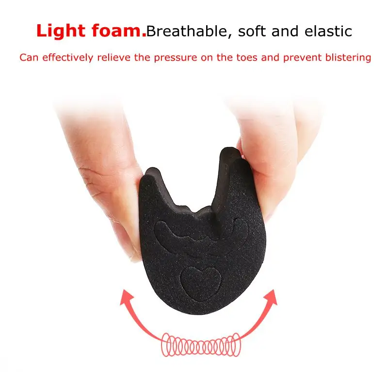 Women High Heel Toe Plug Insert Shoe Front Filler Cushion Pain Relief Protector Accessories Forefoot Pad Half Feet Insoles 1pair