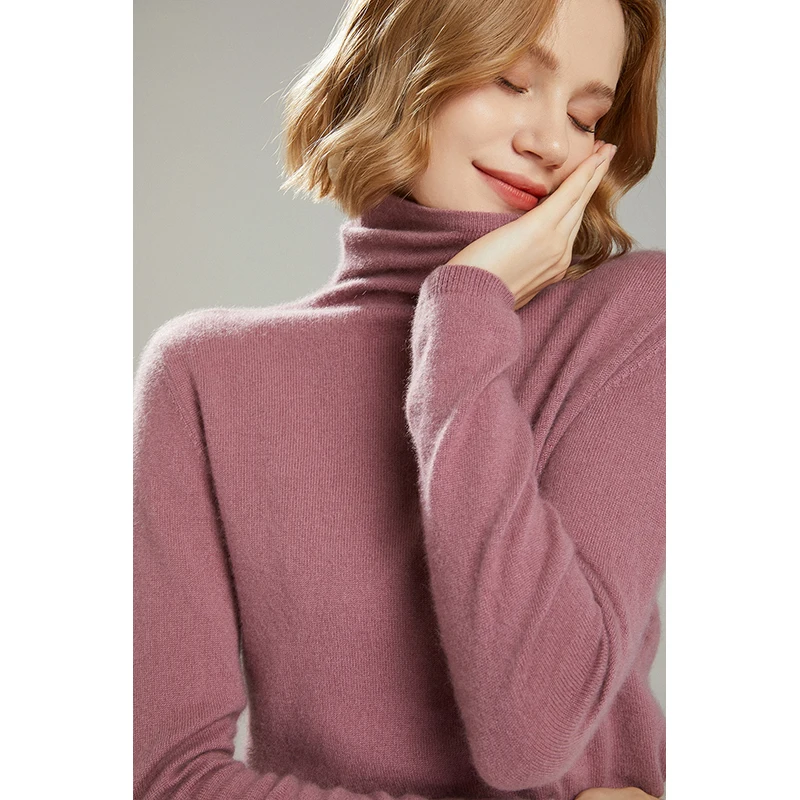 Женские топы 100% из чистой пашмины вязаные пуловеры лидер продаж зимние мягкие