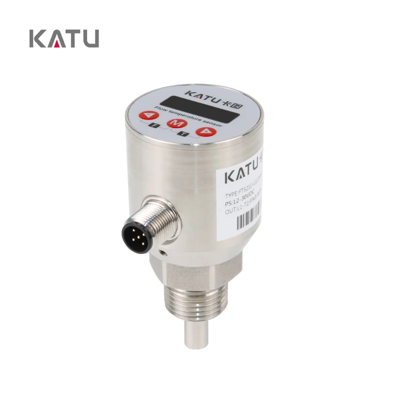 

Factory supply gas-liquid dual type Low velocity Integrated flow temperature sensor