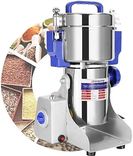

Grain Grinder Mill High Speed Spice Grinder 2500W Stainless Steel Pulverizer Dry Grinding Machine for Cereal Spices Herbs Coffee