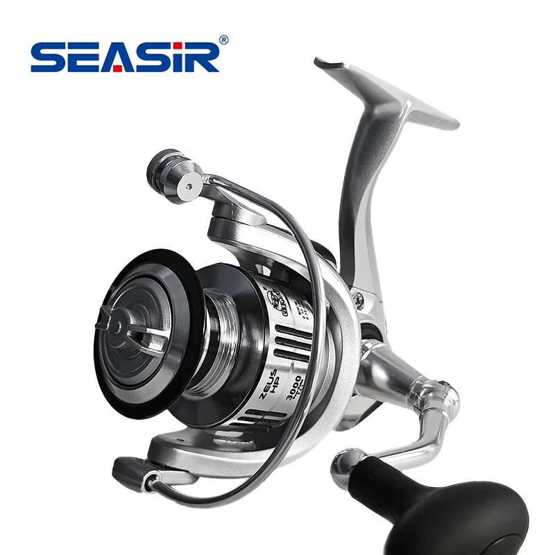Seasir Fishing Reel Zeus Hp1000-6000 13+1BB 5.2:1 Gear Ratio Metal Spool Spinning Reel Power Handle CNC Aluminum Handle