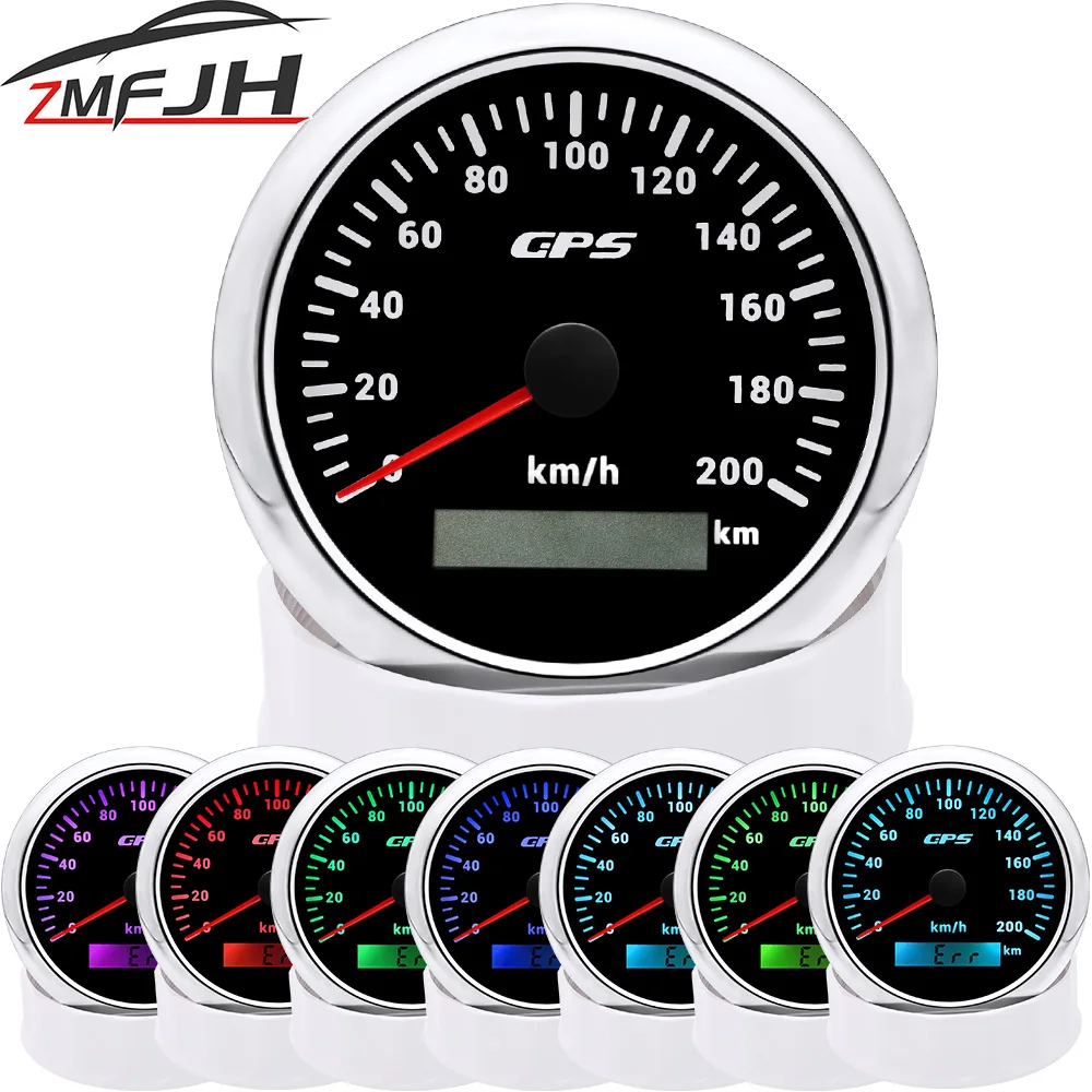 Speedometer For Motorcycle Marine Boat 30~200 Kmh Boat Car T