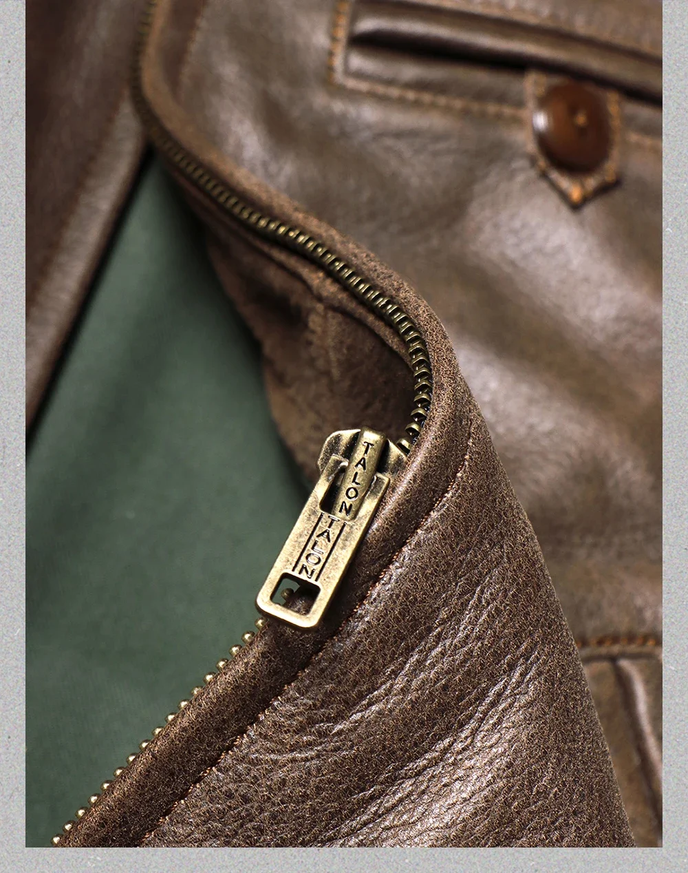 Blunt Razor1940s без покрытия стираная матовая цельнозернистая воловья кожа