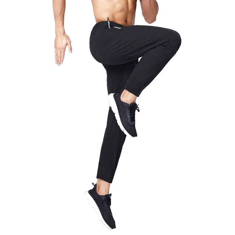 

Dongchen Pufei Ice Silk Straight Leg Pants for Male Summer Fast drying Fashion Black Pants for Male Ice Sport Casual Pants