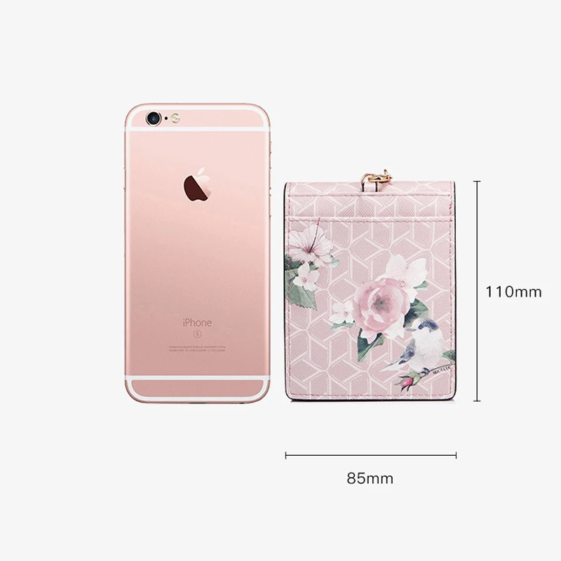 Short Wallet 2022 New Trendy Retro Printing Thin Section Multi-Card Space Large Capacity Small Fresh Women Shoulder Coin Purse