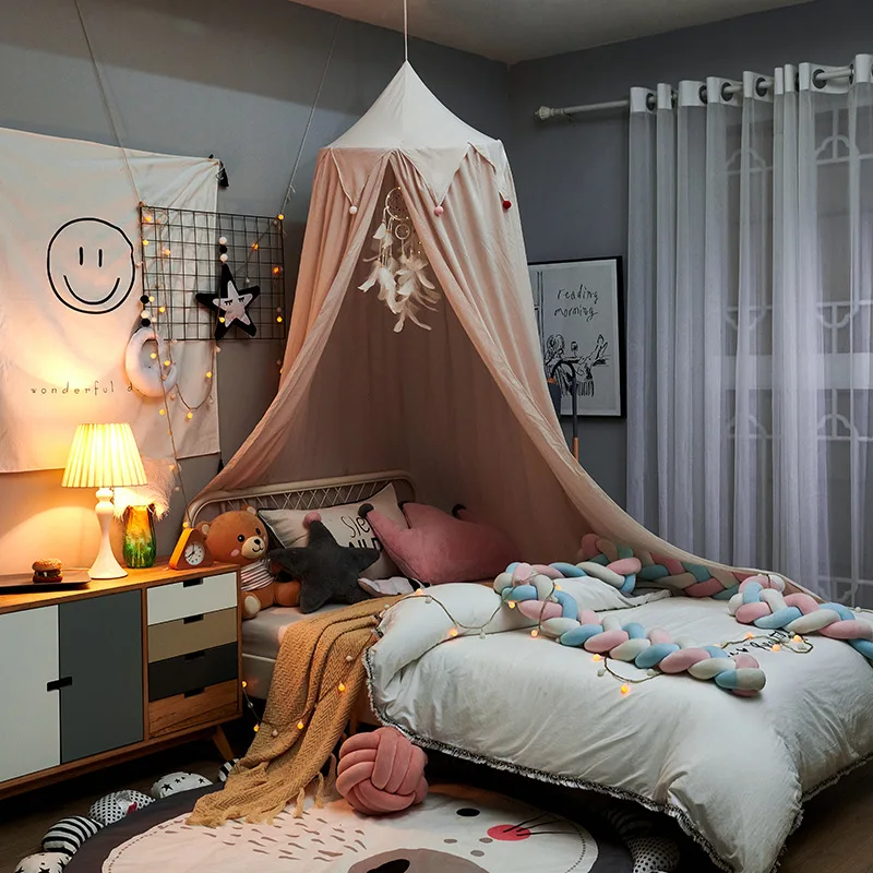 Москитная сетка на одну дверь занавеска для детской кроватки подвесная детская