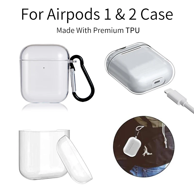 Силиконовый чехол для Apple Airpods 1 2 3 Pro