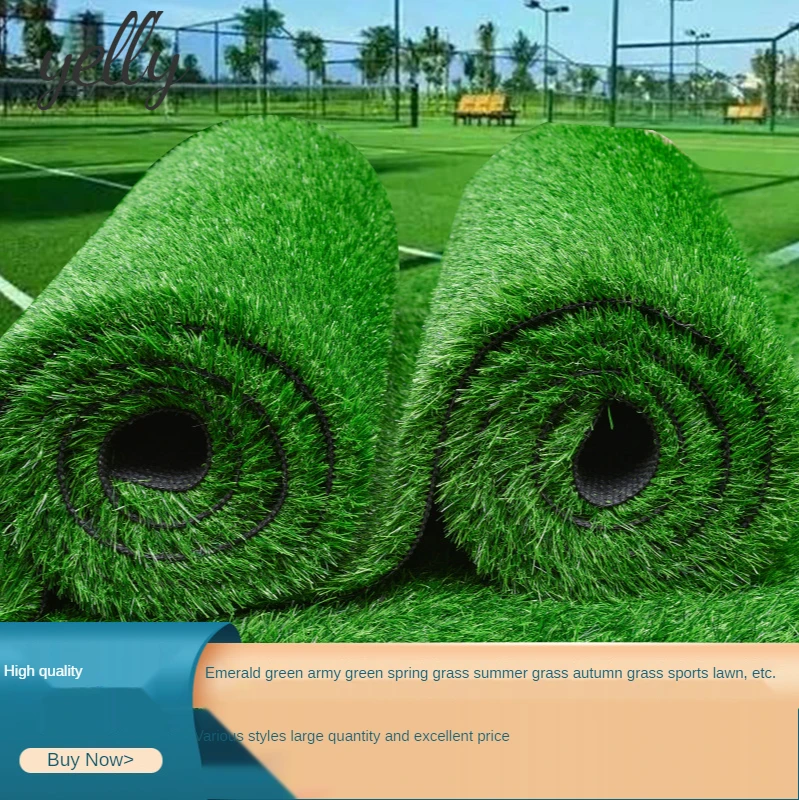 

100*100CM Artificial Lawn Carpet Grass Kindergarten Football Field Outdoor Green Grass Landscape Decoration Artificial Plants