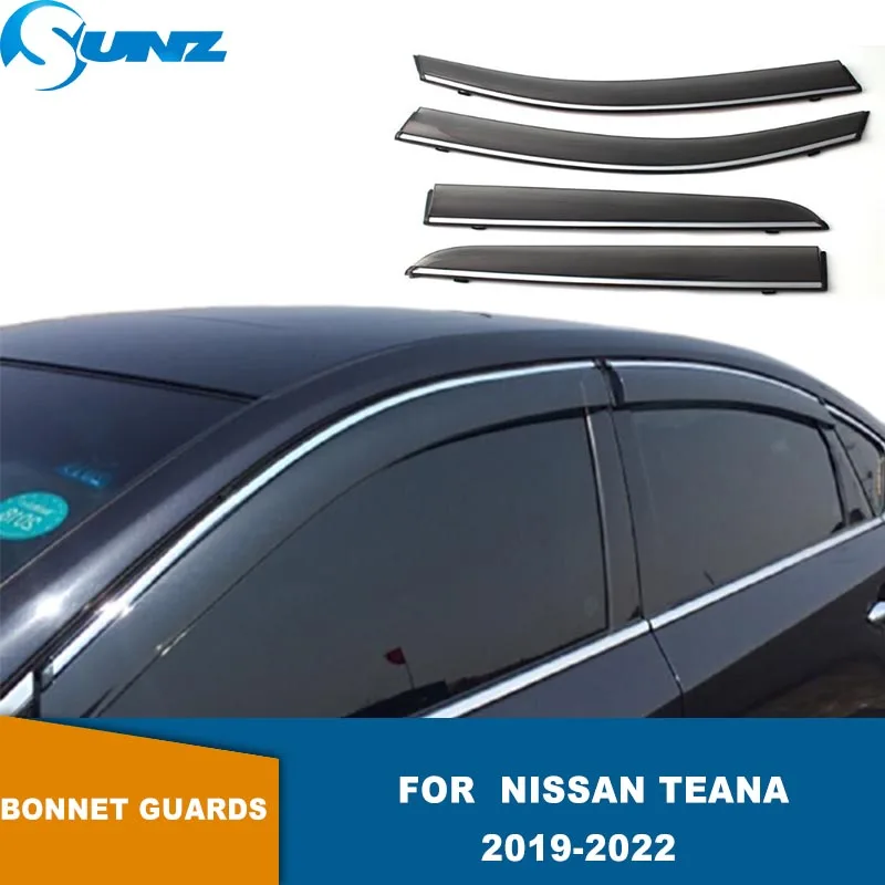 

Side Window Visors For Nissan Teana 2019 2020 2021 Window Sun Rain Shade Visors Shield Shelter Protector Cover Auto Accessories
