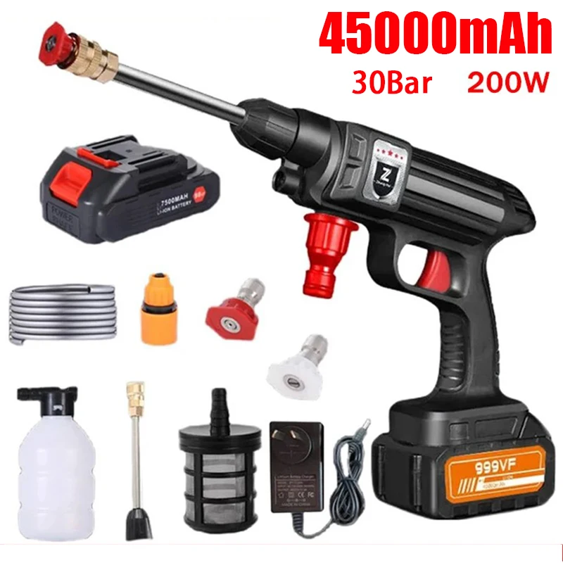 Беспроводная мойка высокого давления, автомойка с перезаряжаемым ...
