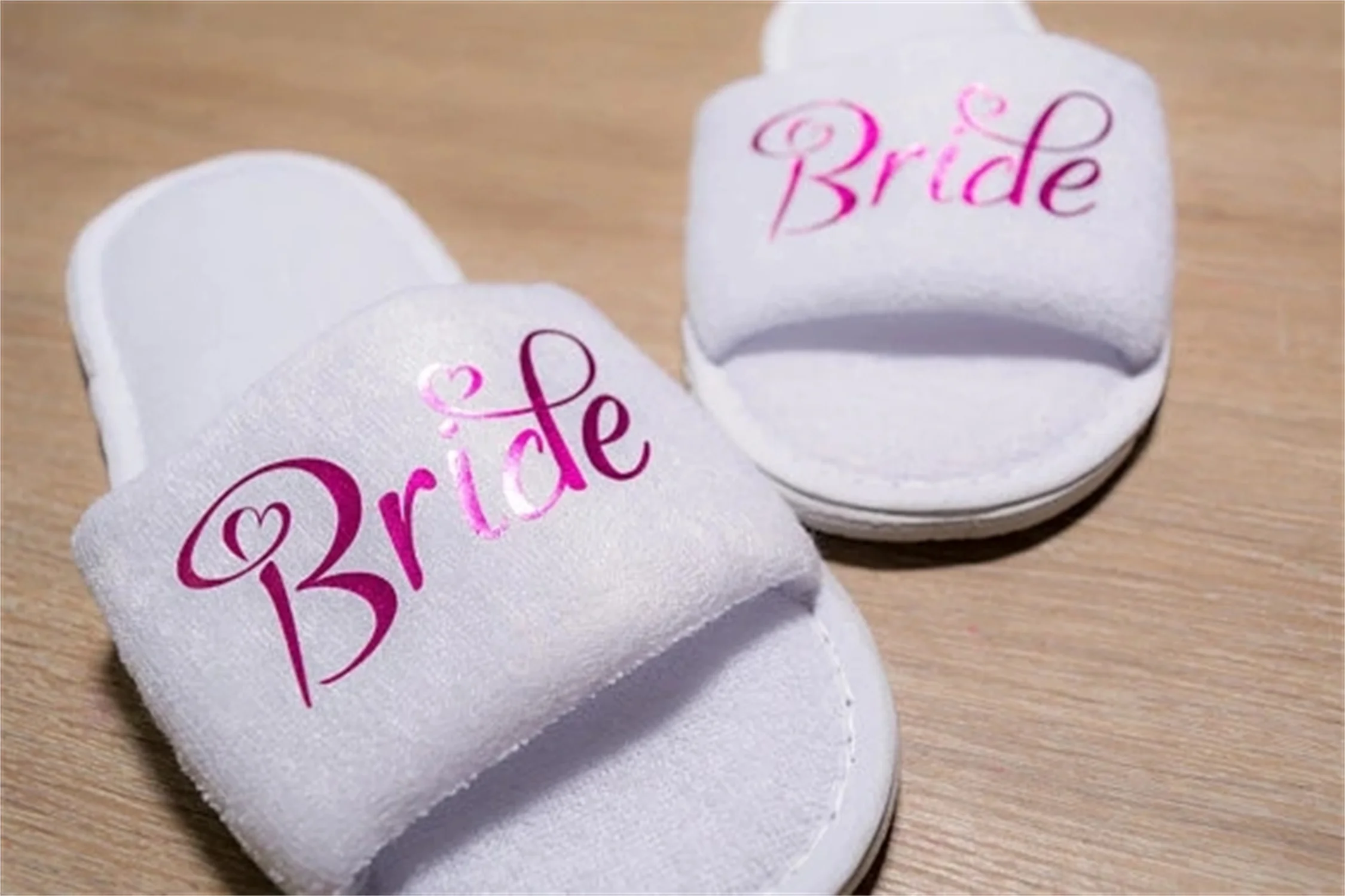 

personalized titles wedding bridesmaid bride spa slippers Matron of honor Flower Girl night Bachelorette party favors gifts