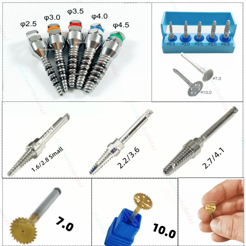 Набор для расширения костей Crest высококачественные расширительные винты зубных