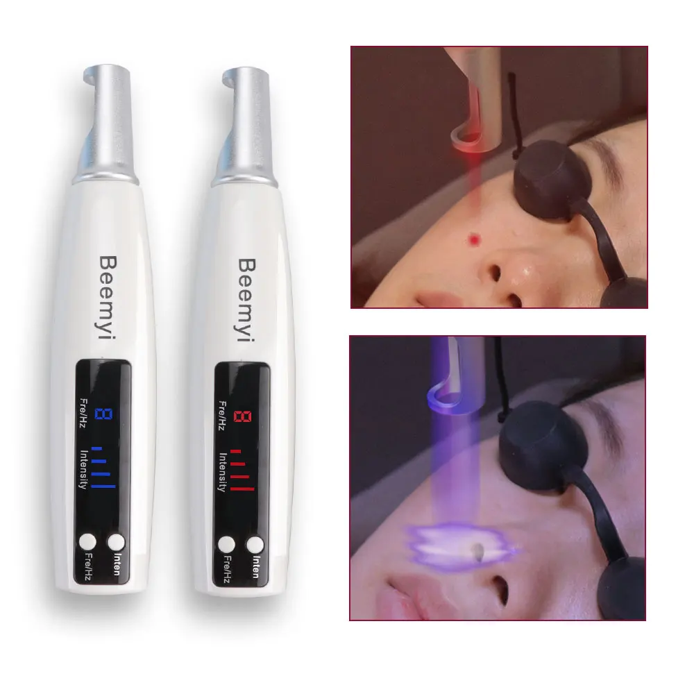 Pro Picosecond Laser Pen Blue Light Therapy Tattoo Removal Freckle Acne Mole Dark Spot Pigment Remover Laser Picosecond Pen USB