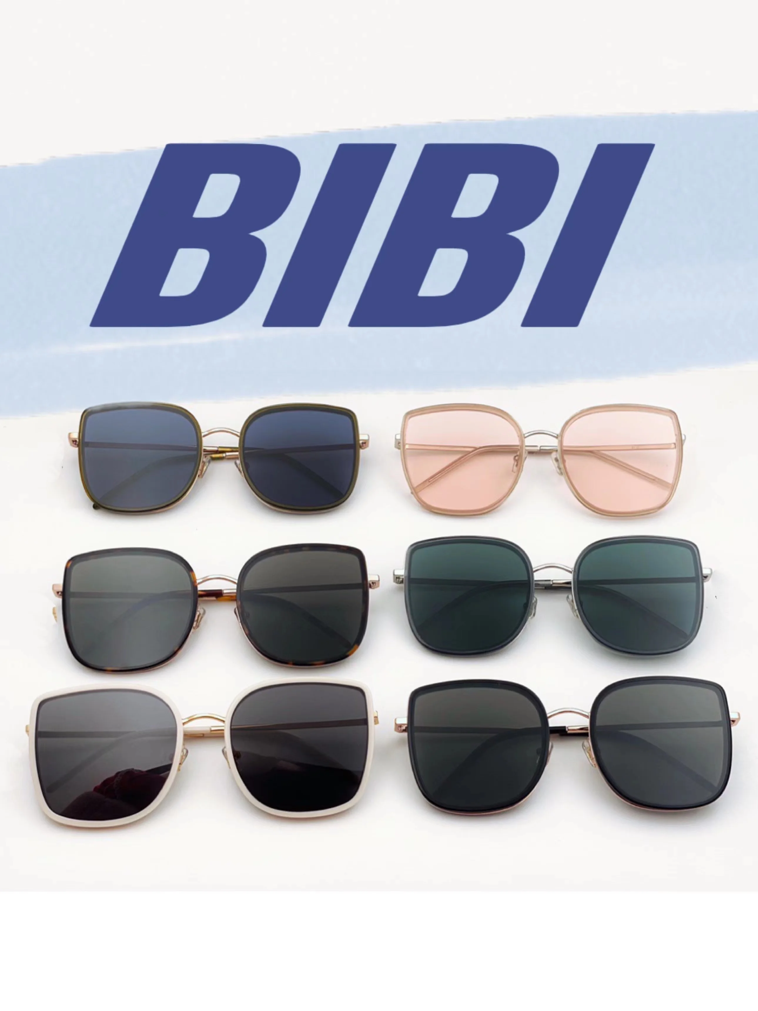 

2022 NEW Gentle BiBi Big Glasses Frame Square Sunglasses Luxury Eyewear Dames Designer Man Women GM UV400 Protection