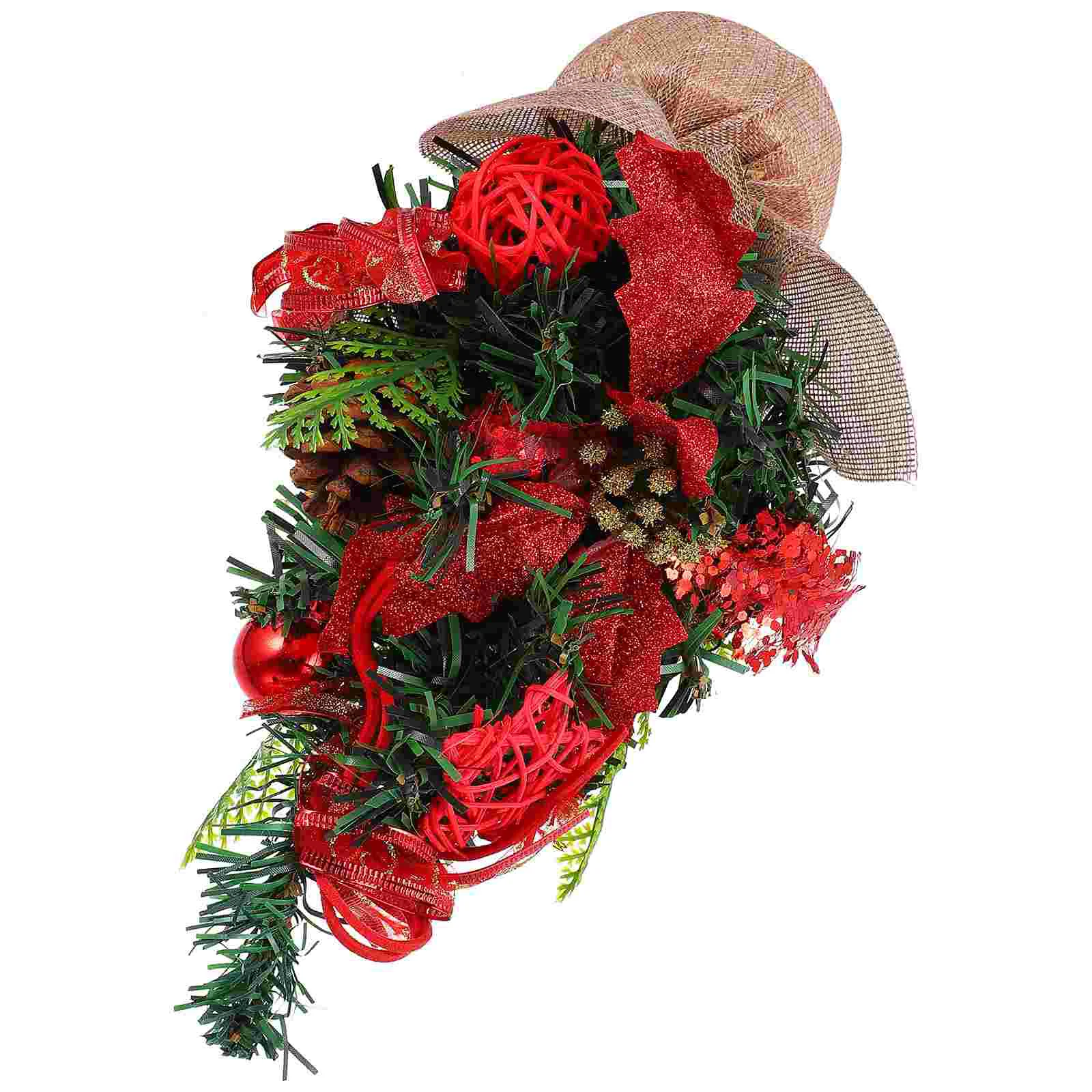 Мини-сизалевые деревья рождественские украшения украшение для рабочего стола