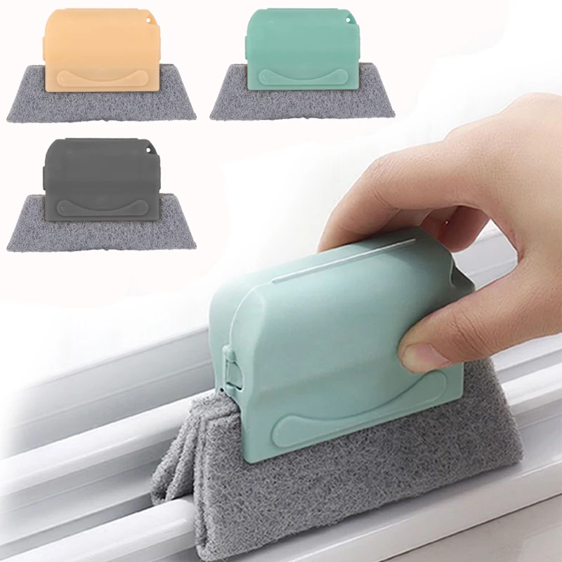 

Window Slot Cleaning Cloth Creative Hand-held Cleaning Brush Door Gap Kitchen Floor Sink Household Powerful Cleaning Tool