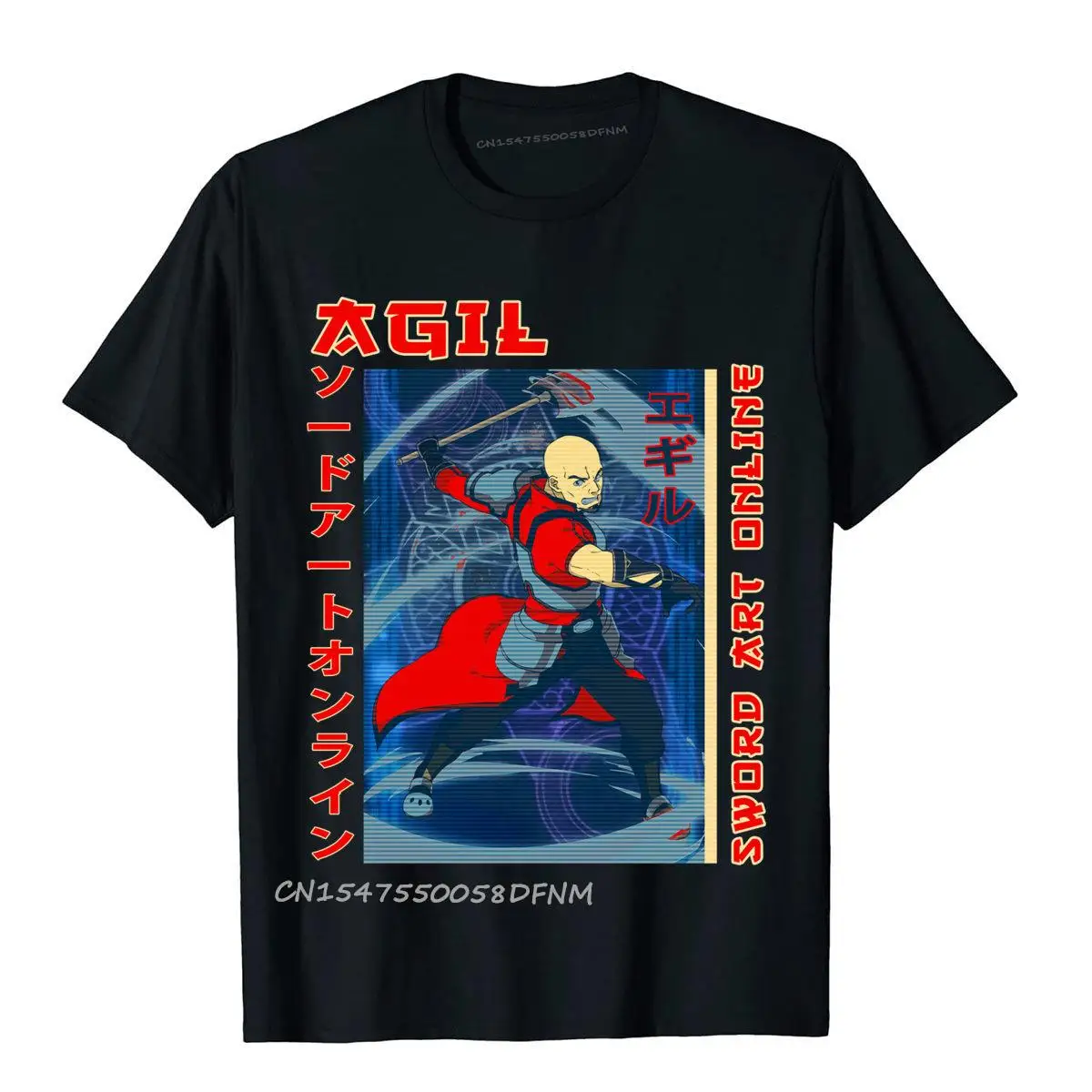 

Crazy Top T-Shirts Faddish Sword Art Online Retro Art Premium Cotton Man Tops Shirt Cool Manga Tshirt