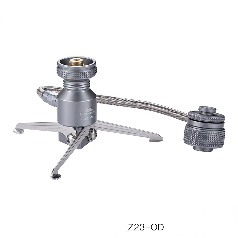

Z23-OD Outdoor Gas Adapter Tripod Butane Canister Adapter Collapsible Gas Stove Connector Gas Lamp Tank Stand Camping Equipment