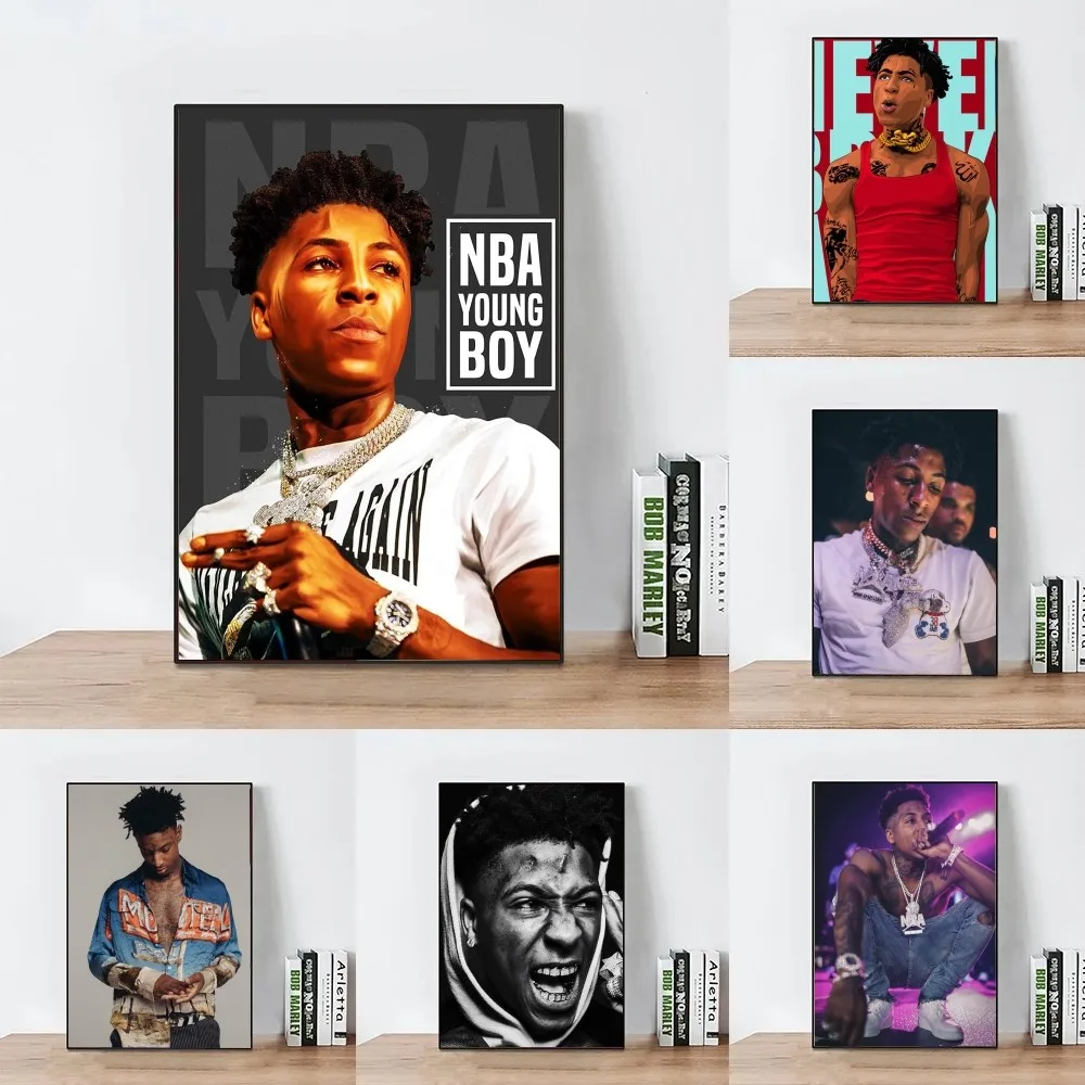 Nba YoungBoy Rapper Star Poster Wall Art Home Decor Room Digital Painting Living Restaurant Kitchen