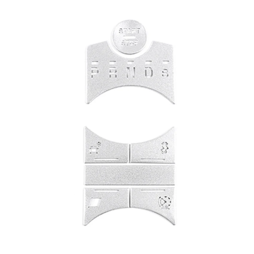 

7Pcs Car Central Control Gear Button Cover Decoration Sticker for Jaguar XF 2012-2015