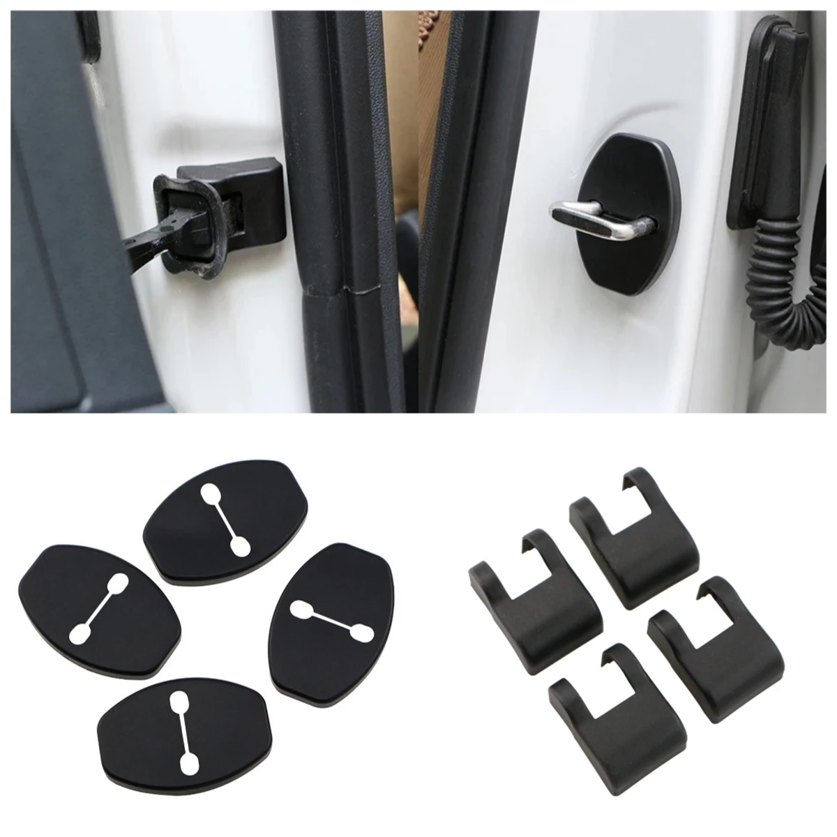 

Комплект Из 8 Защитных Накладок На Замки Для VW Volkswagen Passat Golf 6 7 Jetta Tiguan Beetle Scirocco Polo Bora - Аксессуар...