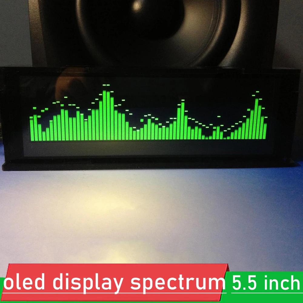 

AS256 5.5" inch OLED Professional Music spectrum display Analyzer CAR amplifier audio Level Indicator balance Meter