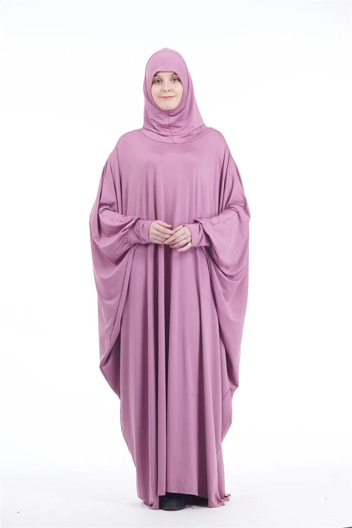 

Formal Muslim Prayer Garment Dress Women Hooded Islamic Clothing Dubai Turkey Namaz Long Prayer Jurken Abaya Hijab Dress Kimono