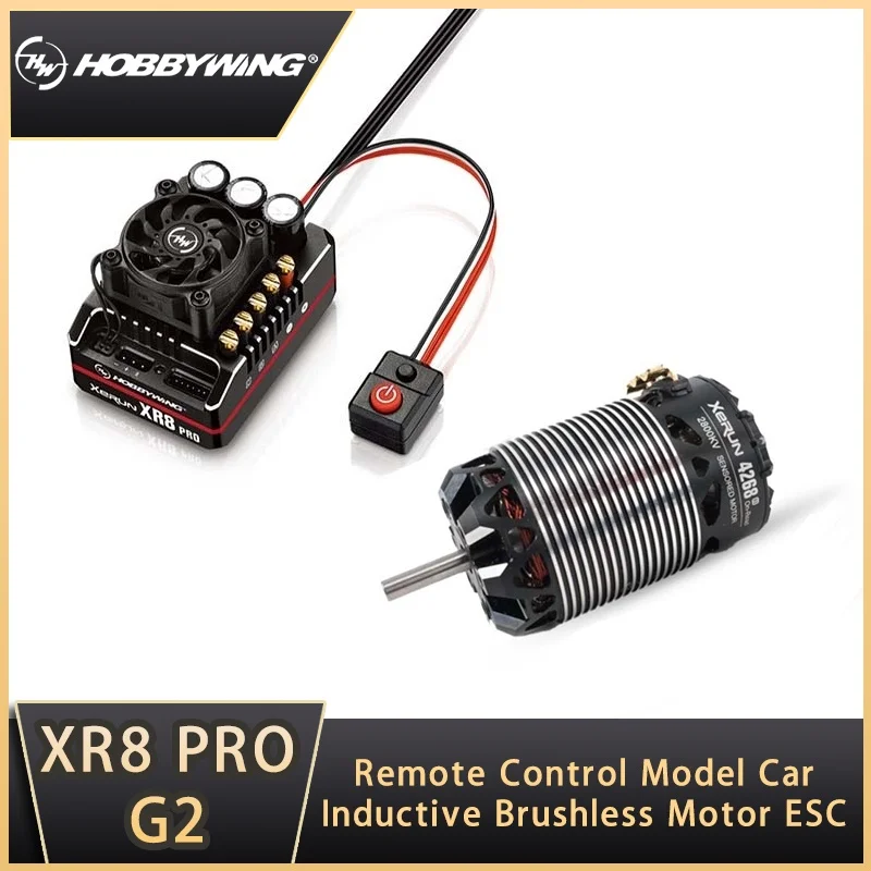 HOBBYWING XERUN XR8 PRO G2 200A Индуктивный бесщеточный мотор ESC 4274 для 1/8 RC электрической