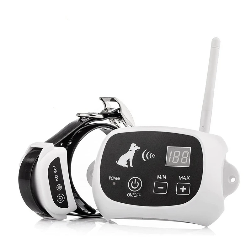 

PET Dog Boundary Fence System Electric Wireless Pet Containment System Dog Trainer Waterproof US Plug