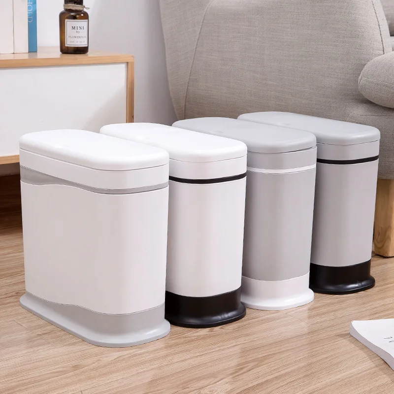 

Nordic Style Home Living Room Creative With Lid Trash Can Bedroom With Lid Trash Can Toilet Rectangular Bomb Cover Paper Basket