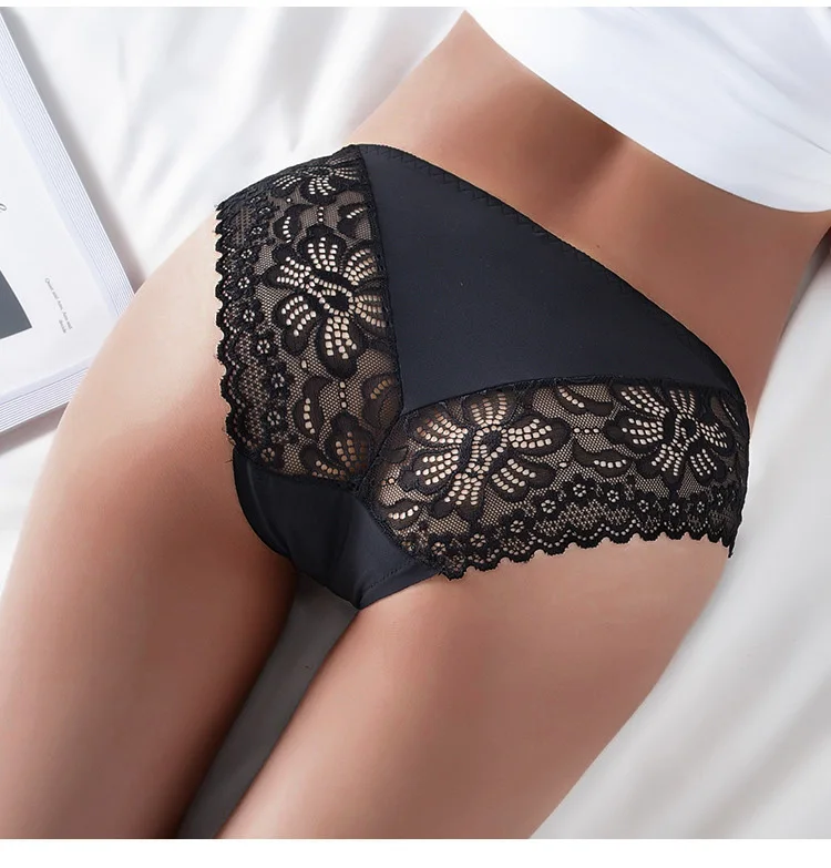 

Кружевное белье трусики для женщин Комплект трусиков сексуальное интимное нижнее белье кружевные нейлоновые эротические трусы прозрачные...