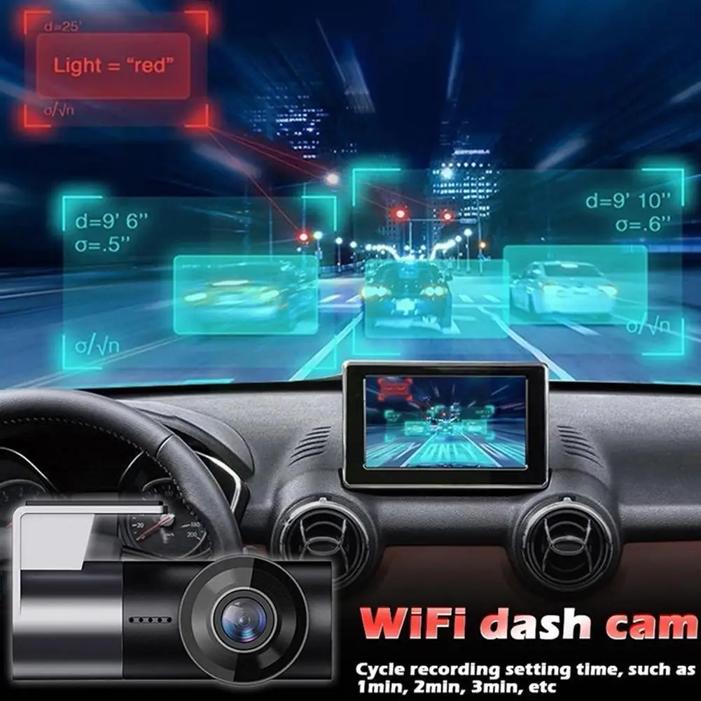 

Видеорегистратор W8Q2 с углом обзора 1080 °, 170 P, Full HD, Wi-Fi