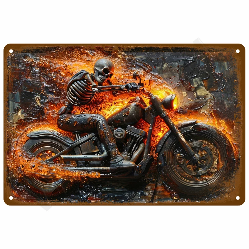 

Винтажная металлическая вывеска