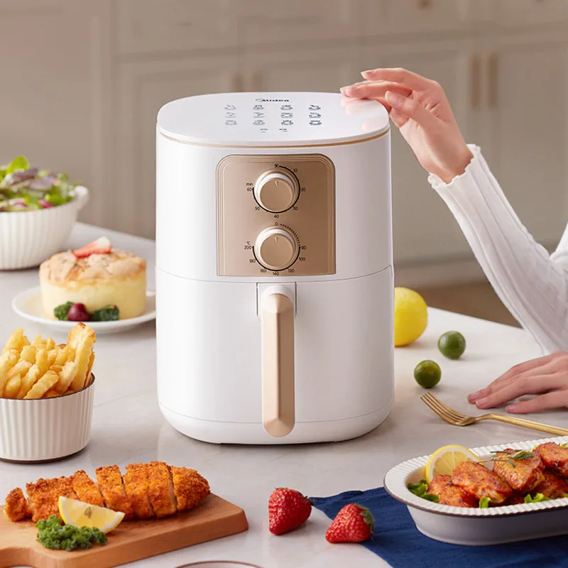Midea Air Fryer 3.8L Home Fryer Smart Multifunctional Oil Free Low Fat Baking Non-stick Air Oven Fries Electromechanical Fryer